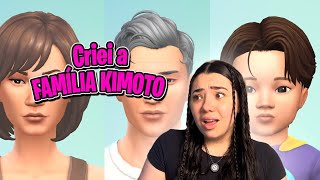 Família Kimoto  the sims 4  SAVE NOVO [upl. by Reeves337]