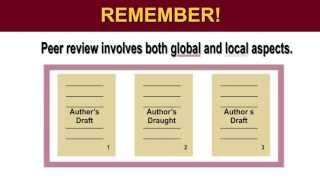 Peer Review Commenting Strategies [upl. by Ardnassac]