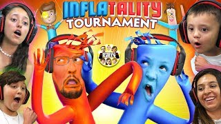 BALLOONS DANCING GAME 🎈 FGTEEV TOURNAMENT Inflatality Family Gaming [upl. by Cheke61]