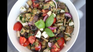 Salade aubergine mozzarella [upl. by Woodberry333]