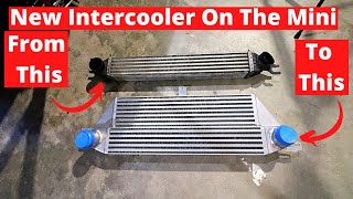 How to InstallUpgrade The Intercooler on R56 Mini Cooper S N14 ampN18 [upl. by Avner]