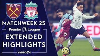 West Ham United v Liverpool  PREMIER LEAGUE HIGHLIGHTS  12920  NBC Sports [upl. by Oneill73]