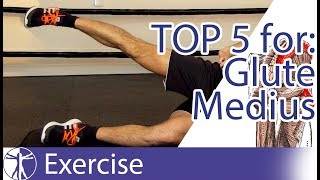 Top 5 Gluteus Medius Exercises [upl. by Teagan]