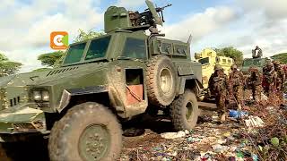 THE FRONTLINE  KDF continues to combat Al shabaab in Somalia [upl. by Anitac]