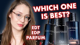 Which Sauvage To Buy  EDP vs Parfum vs EDT  Dior [upl. by Gilberta]