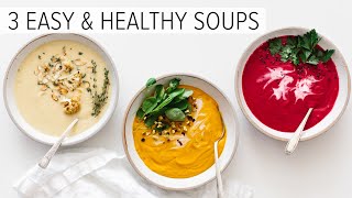 EASY amp HEALTHY SOUP RECIPES  vitamix soup recipes [upl. by Orsay775]