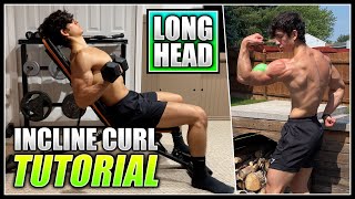 How to do the INCLINE DUMBBELL CURL  2 Minute Tutorial [upl. by Carrington432]