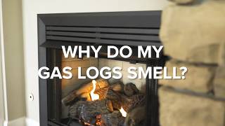 Why Do My Gas Logs Smell  Foster Fuels [upl. by Scurlock94]