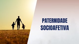 Paternidade socioafetiva [upl. by Lativa]