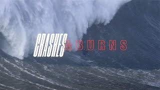 The Greatest Wipeouts From Nazaré  SURFER  Crashes and Burns [upl. by Aivin]