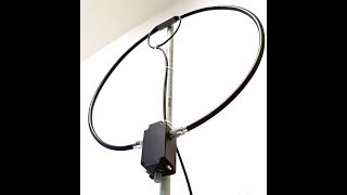 UltraLight Magnetic Loop Antenna  XIEGU X5105 [upl. by Yenaiv]