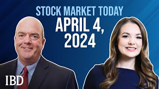 Stock Market Today April 4 2024 [upl. by Bridwell]