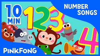 1 to 10  Number Songs   Compilation  PINKFONG Songs for Children [upl. by Bronder]