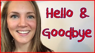 Norwegian Language Basic Hello amp Goodbye [upl. by Vandyke]