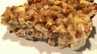 Rotisserie Chicken amp Stove Top Stuffing Casserole  Chicken Recipe [upl. by Ymmot]