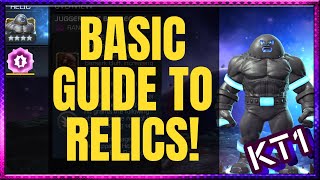 Basic Guide To Relics Marvel Contest Of Champions [upl. by Acinimod321]