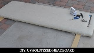 DIY How to Upholster a Headboard [upl. by Womack]