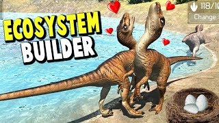 INSANE DINOSAUR AI  Breed amp Grow Your Own Dinosaur Ecosystem  Dinosauria Gameplay [upl. by Birch158]