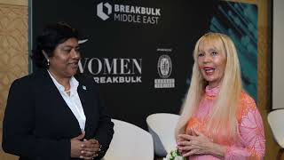 Gulftainer Executive Supports Women in Breakbulk [upl. by Hsiekal385]