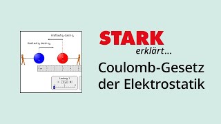 CoulombGesetz der Elektrostatik  STARK erklärt [upl. by Ocko577]