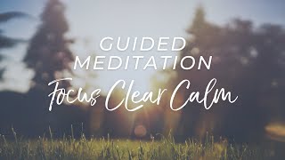 15Minute Guided Meditation for Focus and Clarity [upl. by Vitus]