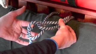 How to tie a Bowline Knot the quick and easy way [upl. by Yorke]