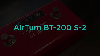 Using the AirTurn BT200 S2 with OnSong [upl. by Nahsad]