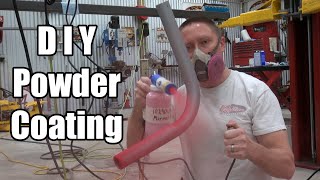 DIY Powder Coating  How to  Eastwood Co Kit Try Out [upl. by Einra]