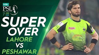 Super Over  Lahore Qalandars vs Peshawar Zalmi  HBL PSL 7  ML2L [upl. by Faxen800]