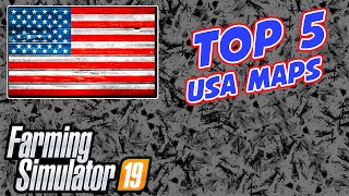 Top 5 US Maps For Console  Farming Simulator 19 [upl. by Lawley536]