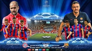 Bayern Munich vs Barcelona 32 Full Match 1St HalfEng UEFA Champions League 1252015 [upl. by Nyvek]