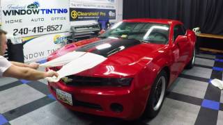 Custom Vinyl Stripes Install On Chevy Camaro [upl. by Semela195]