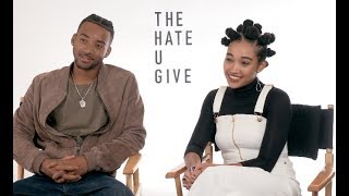 THE HATE U GIVE interviews  Stenberg Apa Smith Carpenter Hornsby Mackie Hall [upl. by Pascal60]