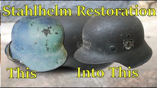 Stahlhelm Restoration  Saving history [upl. by Nylqcaj962]