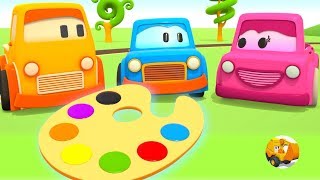 Videos educativos infantil  Coches inteligentes aprenden los colores [upl. by Najram709]