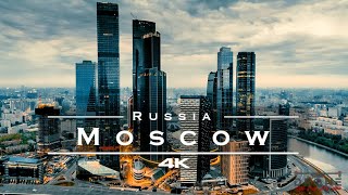 Moscow Russia 🇷🇺  by drone 4K [upl. by Lauzon]