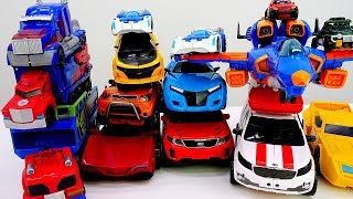 Juega con coches transformables Juguetes de Transformers Vídeos para niños [upl. by Newbill]