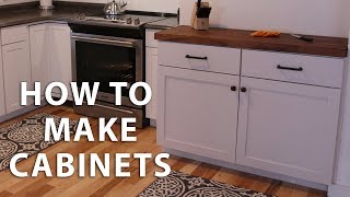 How to Make DIY Kitchen Cabinets [upl. by Gnod827]