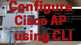 Configure Cisco Access Point using CLI with WPAv2 Authentication [upl. by Najib74]