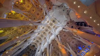 Sagrada Familia Barcelona  Walking Tour in 4K [upl. by Lawley]