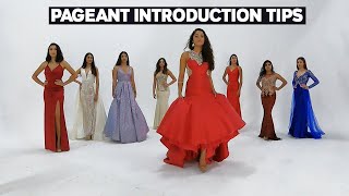 Beauty Pageant Introduction Tips  How To Win Your Pageant [upl. by Gad259]