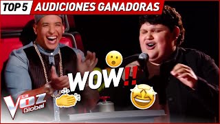 Las SORPRENDENTES Audiciones que GANARON La Voz Kids [upl. by Kciredor]