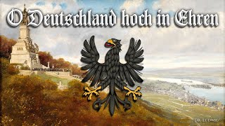 O Deutschland hoch in Ehren Patriotic German songEnglish translation [upl. by Atiniv38]