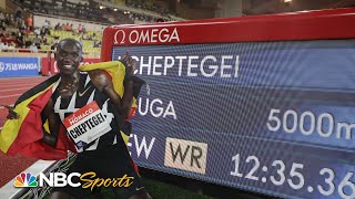 5K WORLD RECORD destroyed in Monaco  NBC Sports [upl. by Verneuil]