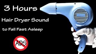 Hair Dryer Sound 103  3 Hours Long Extended Version [upl. by Eidissac347]