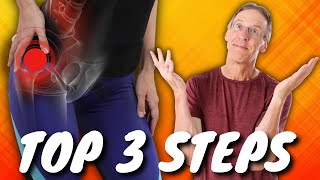 Top 3 Steps For Treating Hip Bursitis [upl. by Notlrac]