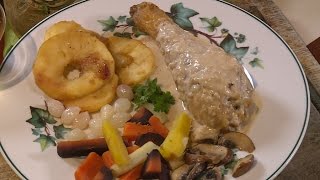 Recette  le poulet normand de la vallée dAuge [upl. by Ahsehyt]