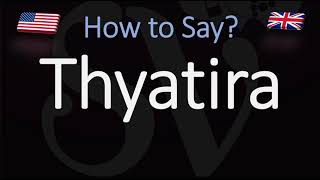 How to Pronounce Thyatira CORRECTLY [upl. by Eijneb353]