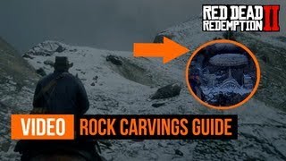 All 10 Rock Carving Locations in Red Dead Redemption 2 [upl. by Petrine]