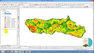 Comment réaliser la carte des pentes sur ArcGis [upl. by Ahseen]